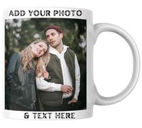 Personalised Mug with Photo & Text, Custom Mug with Logo & Image, Personalised Gift for her Unique Customised Gift for Men, Women, Birthdays and Anniversaries 11oz Mugs Capacity Corporate Gifting
