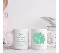 Personalised Mug with Zodiac Horoscope Star Sign Design - 11oz Ceramic Coffee Mug Tea Cup - Novelty Gift Mug - Pisces