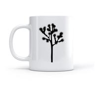 Personalised Mugs Autumn Joshua Tree Silhouette Natural Hoe （11oz/320ml） Perfect for Kitchens, Restaurants & Cafes, Great Gift Idea