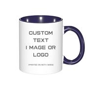 Personalised Mugs Text Photo Printed 11 Oz Customised Mug Collage Photos and Message Gifts for Teachers Mothers Fathers Day Perfect Birthday Present