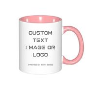 Personalised Mugs Text Photo Printed 11 Oz Customised Mug Collage Photos and Message Gifts for Teachers Mothers Fathers Day Perfect Birthday Present
