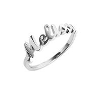 Personalised Multiple 1 Names Ring Custom Family Name Ring 925 Sterling Silver Ring Carrie Style Ring Dainty Statement Ring Gift for Girlfriend, Wife, Mom, Grandma