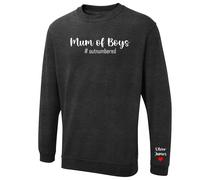 Uneek UX3 The UX Sweatshirt Charcoal XS Colour: Charcoal, Size: XS XS