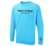 The UX Sweatshirt Jumper Uneek Clothing Light Blue S