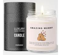Personalised Mummy Gift - Luxury Soy Wax Candle - Vanilla, Jasmine, Sugared Almond - Makester
