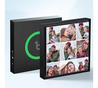 Personalised Music Album Fridge Magnet - Can Play Songs & Adjust Volume - Custom Music Player Refrigerator Magnet with Photo & Picture, Christmas Anniversary Valentine's Day Gifts for Couples Him Her