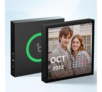 Personalised Music Album Fridge Magnet - Can Play Songs & Adjust Volume - Custom Music Player Refrigerator Magnet with Photo & Picture, Christmas Anniversary Valentine's Day Gifts for Couples Him Her