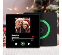 Personalised Music Album Fridge Magnet with Photo Custom Music Fridge Magnet Built-in Music Can Play Songs Home Decoration Gifts for Couple
