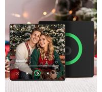 Personalised Music Fridge Magnets Custom Spotify Plaque Magnet Can Play Songs Customise Photo Album Magnets for Refrigerator Anniversary Christmas Birthday Gifts for Women Men