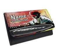Personalised Music Tobacco Pouch Rolling Cigarette Baccy Case Wallet DJ Decks Smoking Mens Birthday Gift ST201