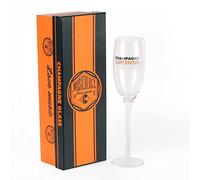 Personalised Musicology Champagne Supernova Glass Flute in Gift Box - Add Your Own Message