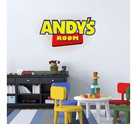Personalised Name Andy's Room Sticker - Toy Inspired Font - Various Sizes - 3D Effect (425mm x 866mm)