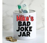 Personalised Name Bad Joke Money Jar