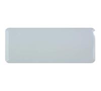 Personalised Name Badge With Pin - Logo/name print (62mm x 25mm) (White 62mm x 25mm)