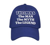 Personalised Name Cap The Man The Myth The Legend (UK, Alpha, One Size, Navy)