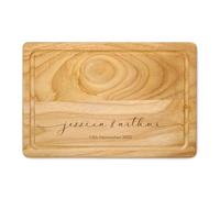 Personalised Name Engraved Small Wooden Chopping Board Cheese Board Serving Board Cutting Novelty Gift Birthday Christmas Housewarming Wedding