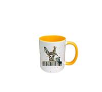 Personalised Name Farm Animal Donkey Mug - Gift Mug - Gift for farmers and smallholders - Country Living - Farmhouse Decor and Homeware (White)