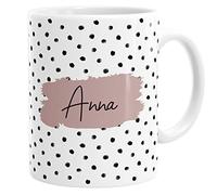 Personalised Name Mug Custom Polka Dot Coffee Tea Cup Dalmatian Print Home Decor Animal Print Gift for Her-Design-2