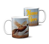 Personalised Name Mug Pheasant Hunt 11oz Ceramic White Cup Gift KS54