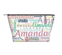 Personalised Name Pencil Case, Pencil Case with Name Design, Custom Name Pen Bag, Personalized Pencil Pouch with Name Text for Girls Boys Students Kids Children Adults for School College Office