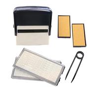 Personalised Name Stamp - 5 Line Custom Phrase Dater Message Address Stamp, Business & Office Use