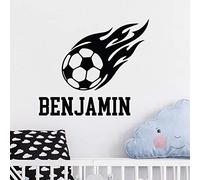 Personalised Name Stickers | Customisable Name Sticker - Children's Room Wall Decoration | 2 Sheets of 20 x 25 cm and 60 x 25 cm - Black