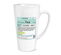 Personalised Name Tea Prescription 17oz Large Latte Mug Cup