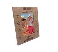 Personalised Nanny Photo Frame Gift The Reasons I Love You (4 x 6 Inch)