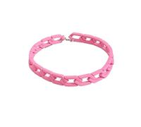 personalised necklace Acrylic Link Chain Necklace Minimalist Collar Necklace Rainbow Acrylic Choker Necklace for Women Girls gifts