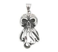 personalised necklace，European and American Personality Fashion Dominant Boy Octopus Skeleton Ghost Face Pendant Fashion Sweater Chain gift
