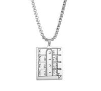 personalised necklace Key Of King Solomon First Pentacle of Moon Amulet Square Pendant Necklace Open Doors Talisman Necklaces Witch Jewelry gifts