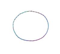 personalised necklace New Rainbow Clorful Bamboo Cuba Cable Link Chain Necklace Men Women DIY Accessories Clavicle Heavy Thick Jewelry gifts