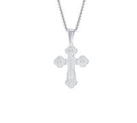 personalised necklace Orthodox Crucifix Cross Necklaces for Men's Jewelry Eastern Russian St Nicholas Pendant Religious Prayer Gifts gifts