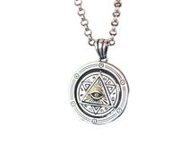 personalised necklace Retro Necklace with Evil Eye Pendant Evil Eye Ancient Egyptian Protection Amulet for Men gifts