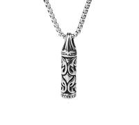 personalised necklace The Wild Retro Six Pointed Minimalist Necklace Titanium Steel Men's Women's Personality Bullet Pendant Pendant gifts
