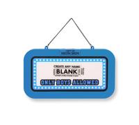Personalised Neon Signs (Only Boys Allowed (Blank))