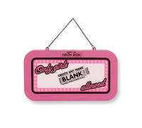 Personalised Neon Signs (Only Girls Allowed (Blank))
