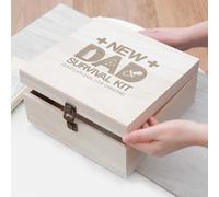 Personalised New Dad Survival Kit Box
