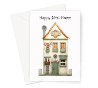Personalised New Home/Change Of Address Cards, Pack Of 20, One Design With Your Custom Text Printed On The Inside
