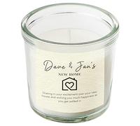 Personalised New Home Gift Scented Candle in A Jar Custom Message Housewarming Gifts New Home Owners Candles Moving Present First Home Keepsake for Couples (Large)