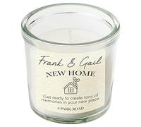 Personalised New Home Gift Scented Candle Jar Custom Message Housewarming Gifts New Home Owners Candles Moving House Present First Home Keepsake for Her Couples (Large)