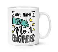 Personalised No.1 Engineer Name 10oz Mug Cup