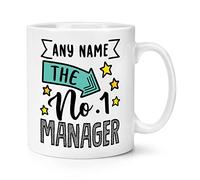 Personalised No.1 Manager Name 10oz Mug Cup