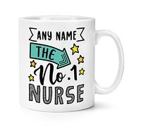 Personalised No.1 Nurse Name 10oz Mug Cup