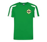 Personalised Northern Ireland Football Shirt Classic Style in Kelly Green Colour with Short Sleeves for Men and Women | Best Gift for Unisex Adults (XXL)