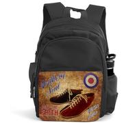 Personalised Northern Soul Music Backpack Adult Black Work Bag Rucksack Mens Travel Weekend Bag Gym Bag Keep The Faith Birthday Gift KS180