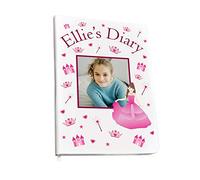 Personalised Notebook for Girls Journal Diary Blank Pages Photo Notepad Princess Castle Fairy Pink Cute Notes A5