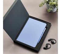 Personalised Notebook Pen Gift Set - Custom Name Journal Ballpoint Pen Luxury Writing Set for Him Her Graduation Office Company (Pastel Purple)