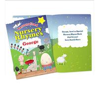 Personalised Nursery Rhyme Book.19 Beautifully Illustrated Popular Nursery Rhymes, Each Personalised with The Child's Name.