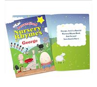 Personalised Nursery Rhymes Book. Childrens Story Book with Childs Name Gift